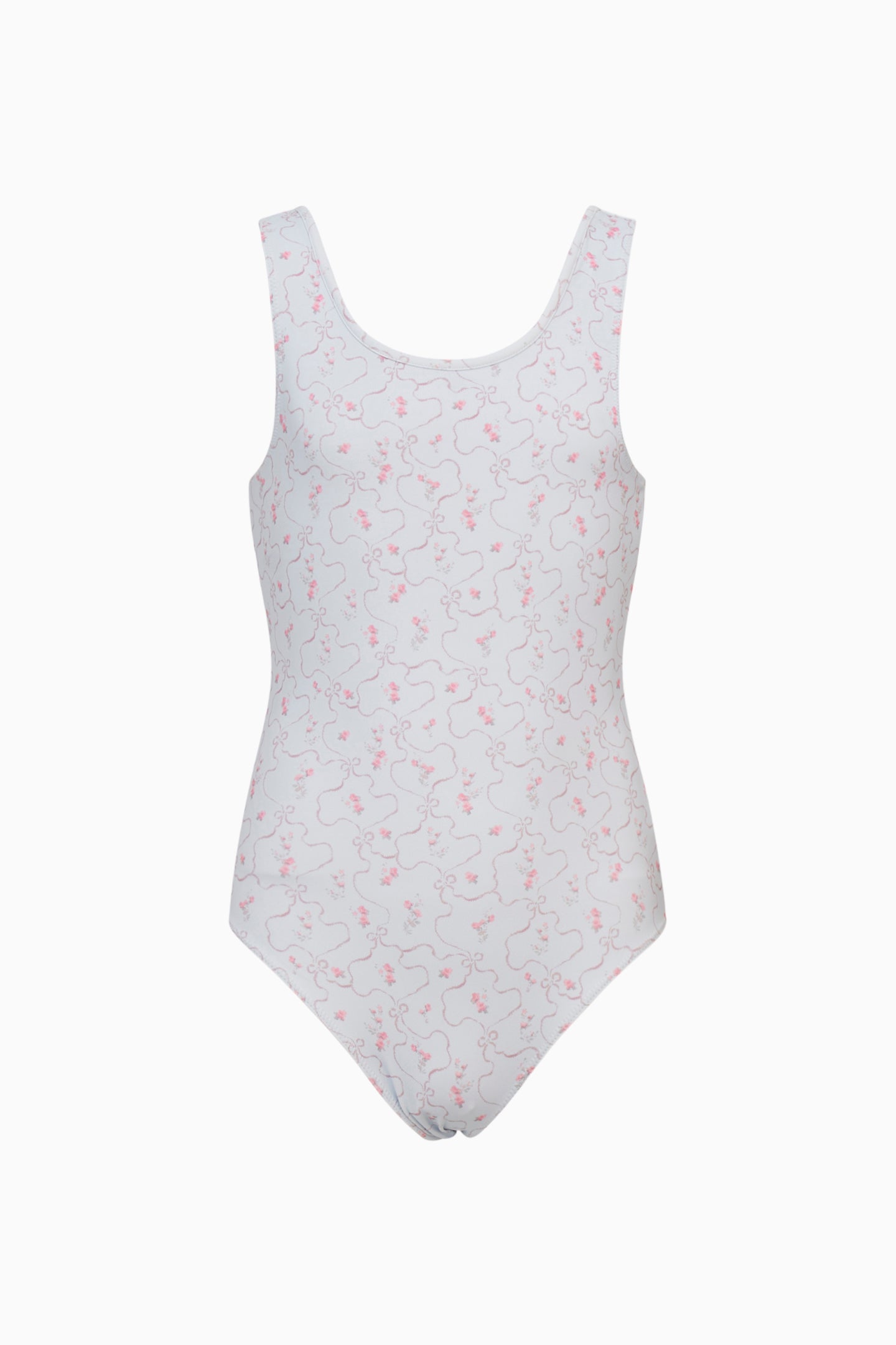 Girls Aldora Blue Floral Swimsuit