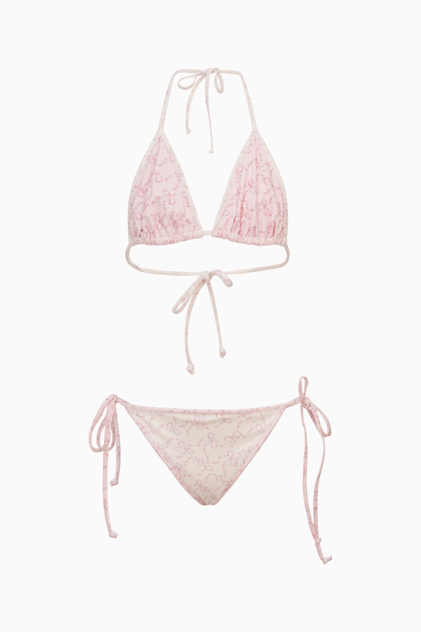 Tween Dannie Floral Bow Print Bikini
