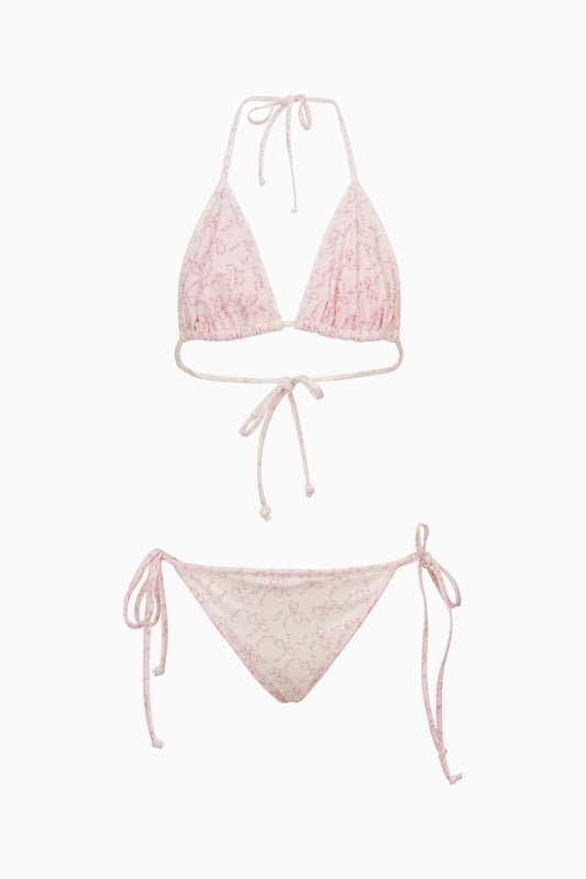 Tween Dannie Floral Bow Print Bikini