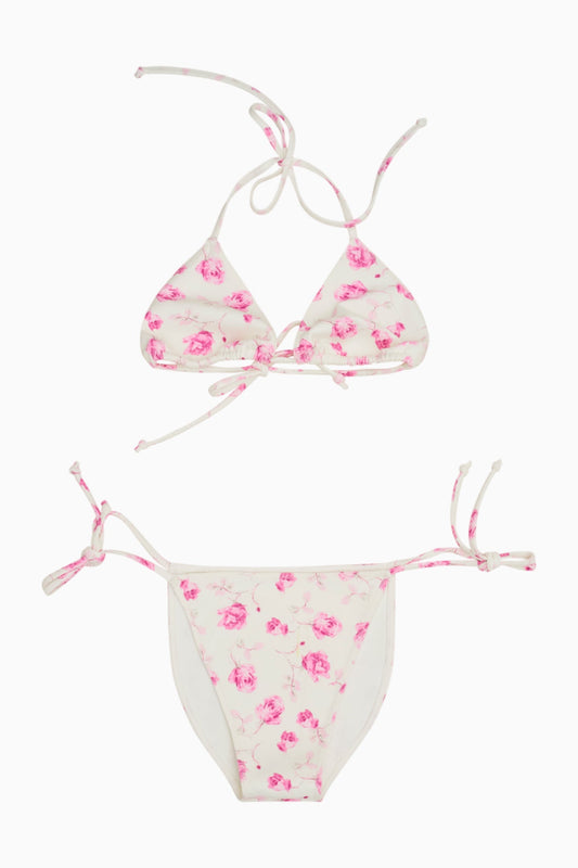 Tween Dannie Fragrance Print Bikini - STERLING DUSK