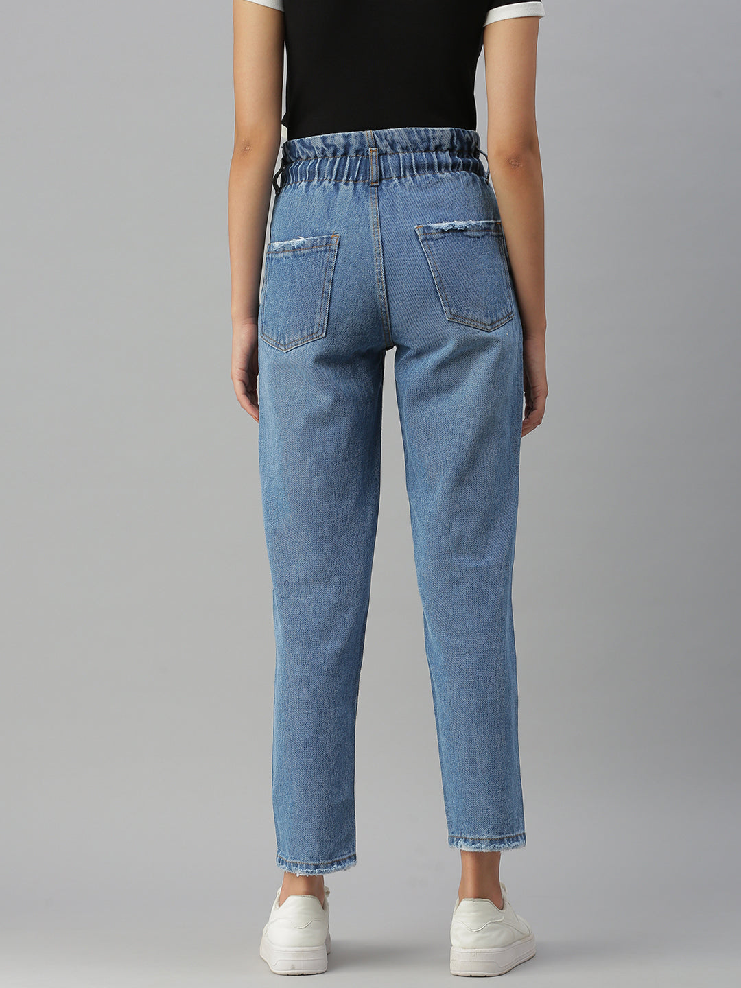 Women's Blue Jean High-Rise Jeans