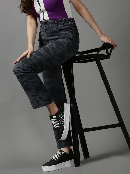 Women's Grey Light Fade Stretchable Denim Jeans