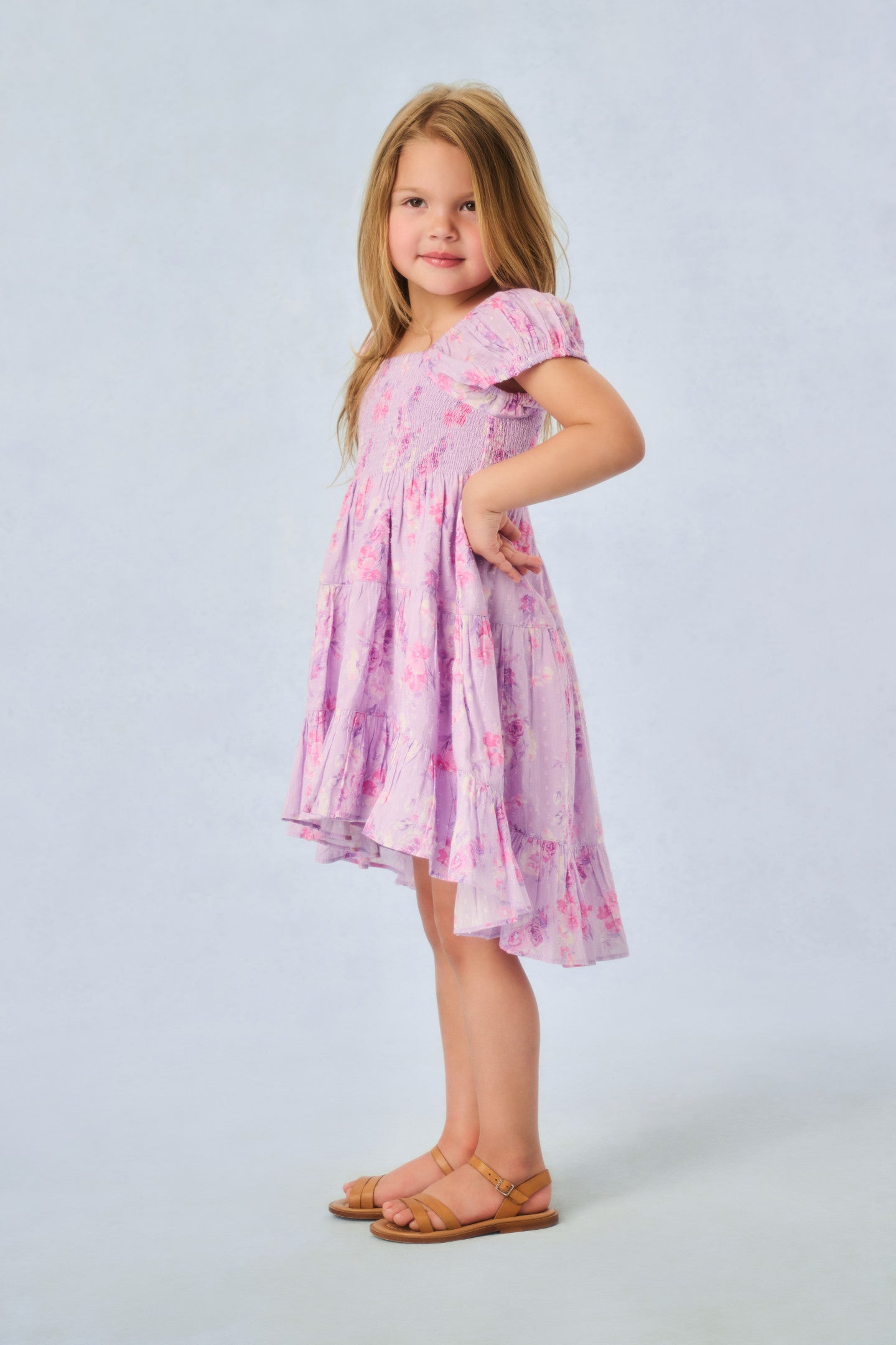 Girls Muriella Heirloom Print Dress