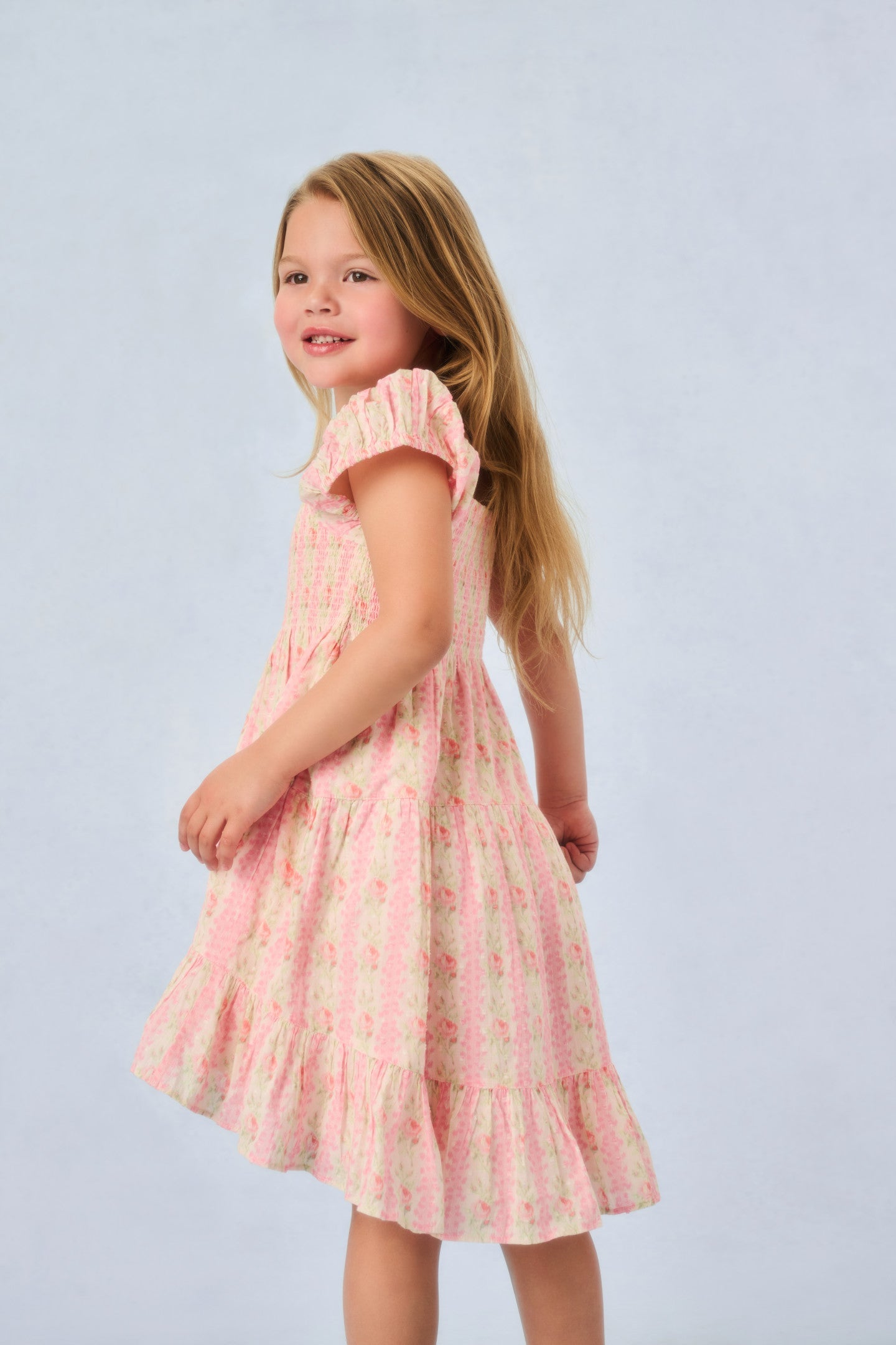 Girls Muriella Heirloom Print Dress
