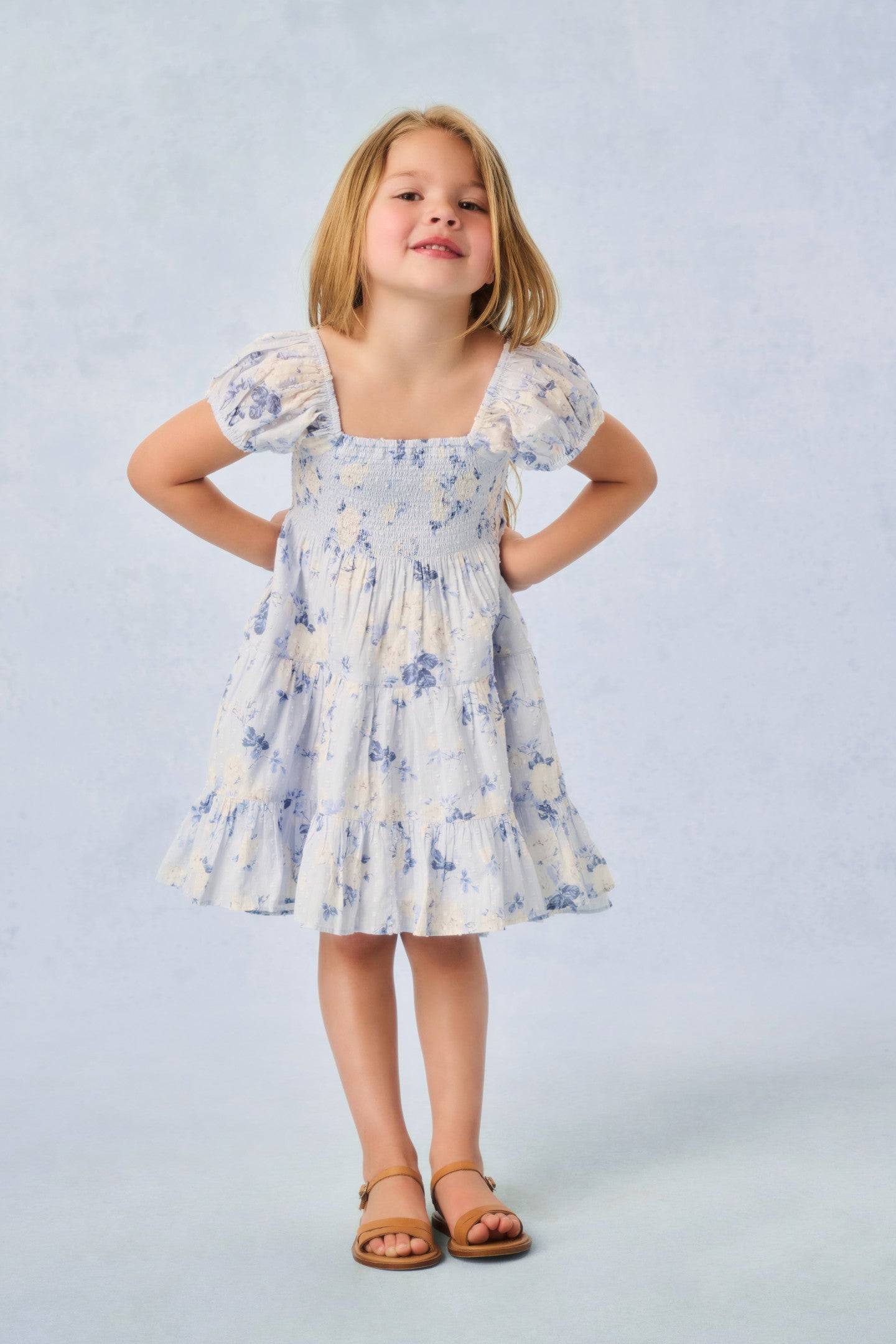 Girls Muriella Heirloom Print Dress