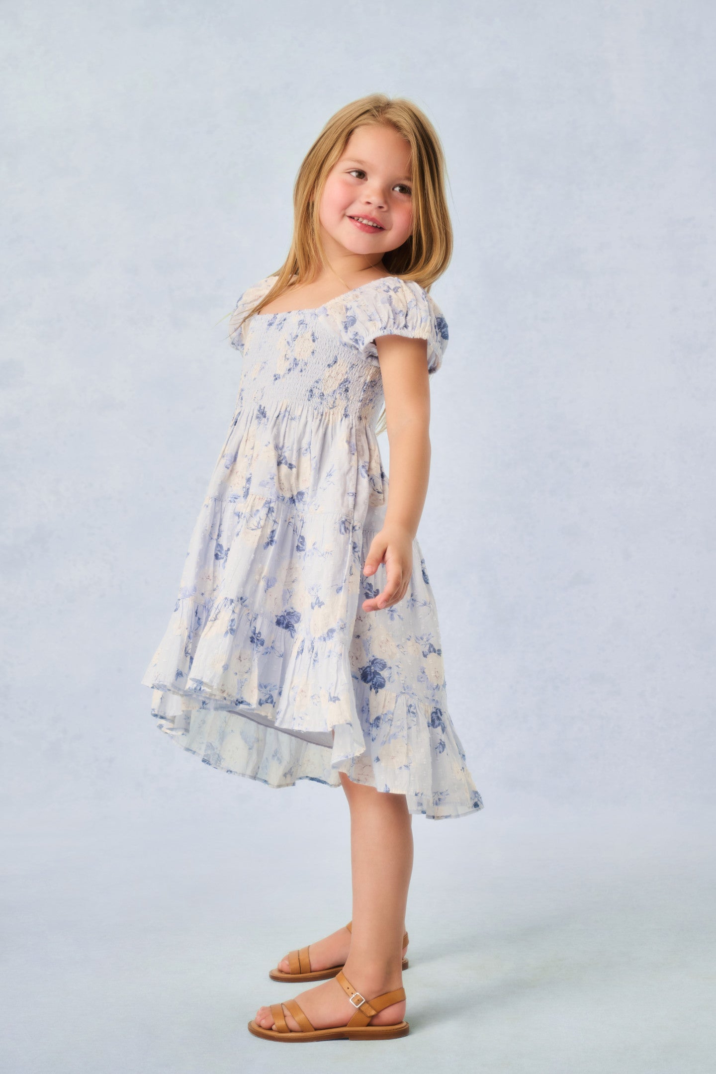 Girls Muriella Heirloom Print Dress