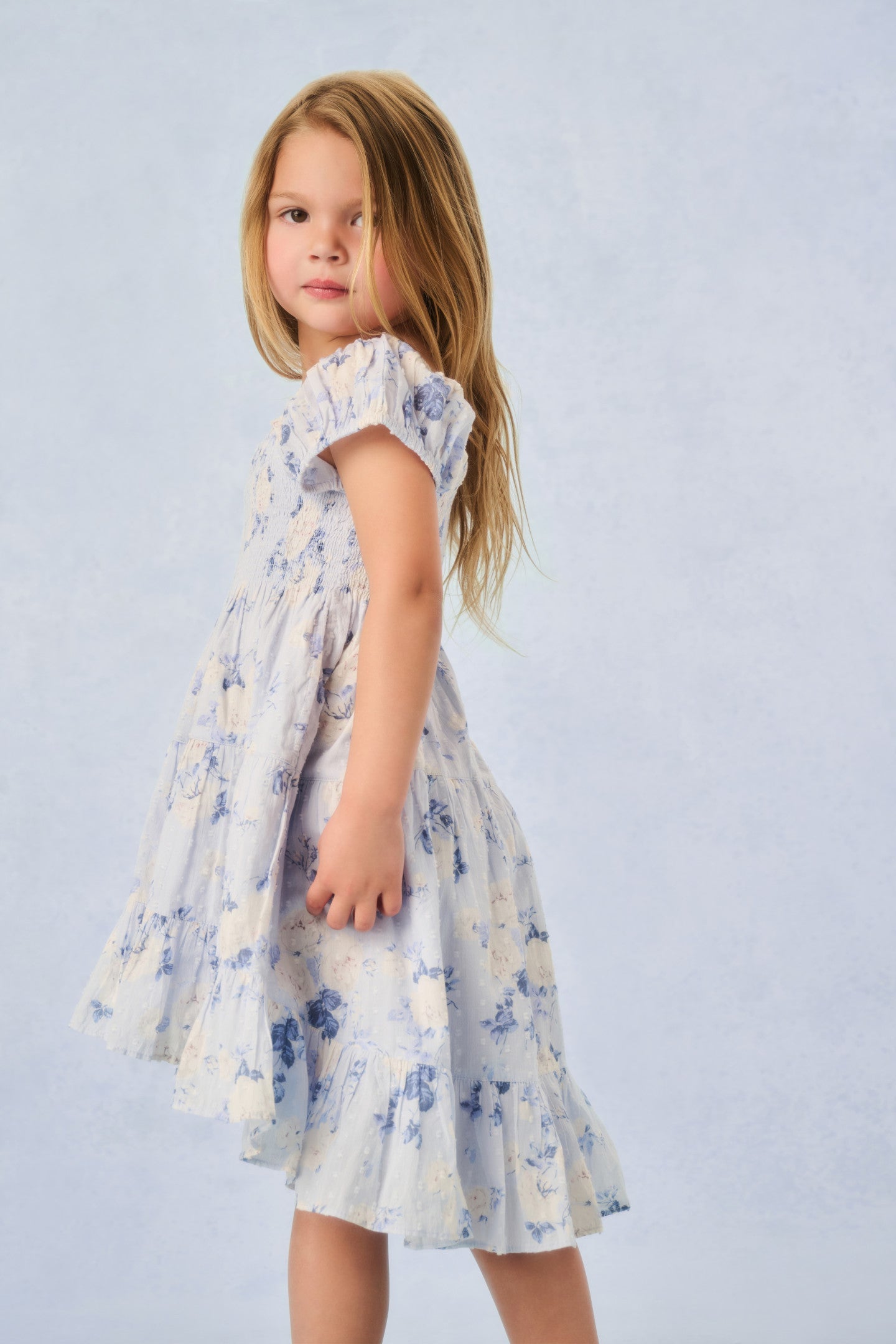 Girls Muriella Heirloom Print Dress